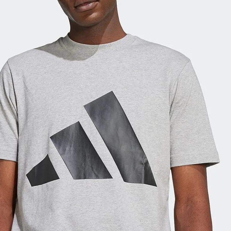 adidas Mens Crew Neck Short Sleeve Regular Fit Graphic T-Shirt