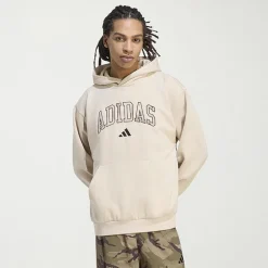 adidas Mens Long Sleeve Fleece Hoodie