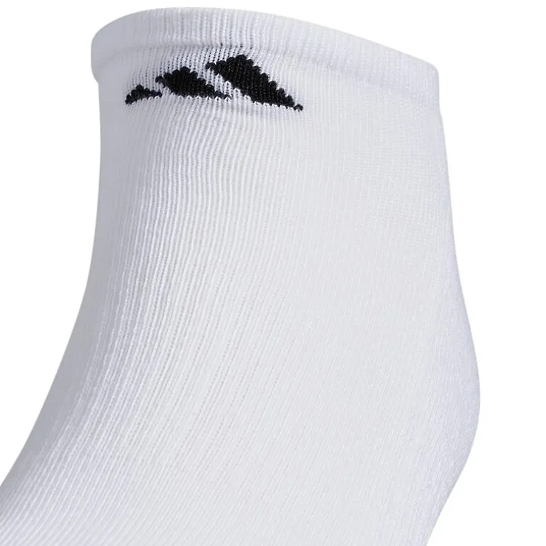 adidas Mens Multi-Pack 6 Pair Big and Tall Low Cut Socks