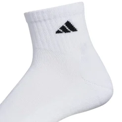 adidas Mens Multi-Pack 6 Pair Big and Tall Quarter Ankle Socks