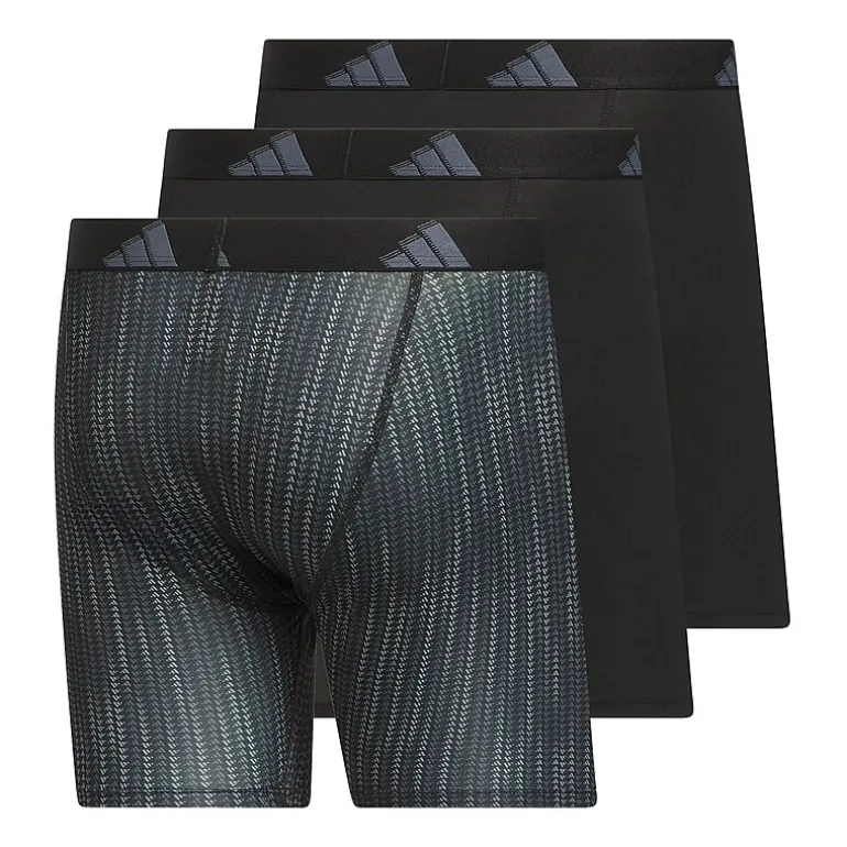 adidas Mens 3 Pack Boxer Briefs 5162980