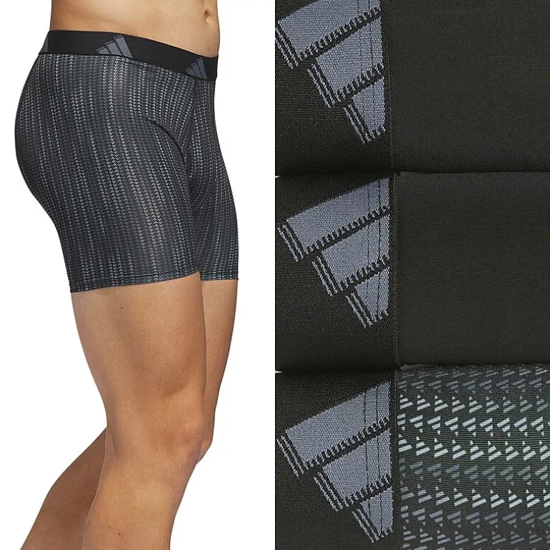 adidas Mens 3 Pack Boxer Briefs 5162980