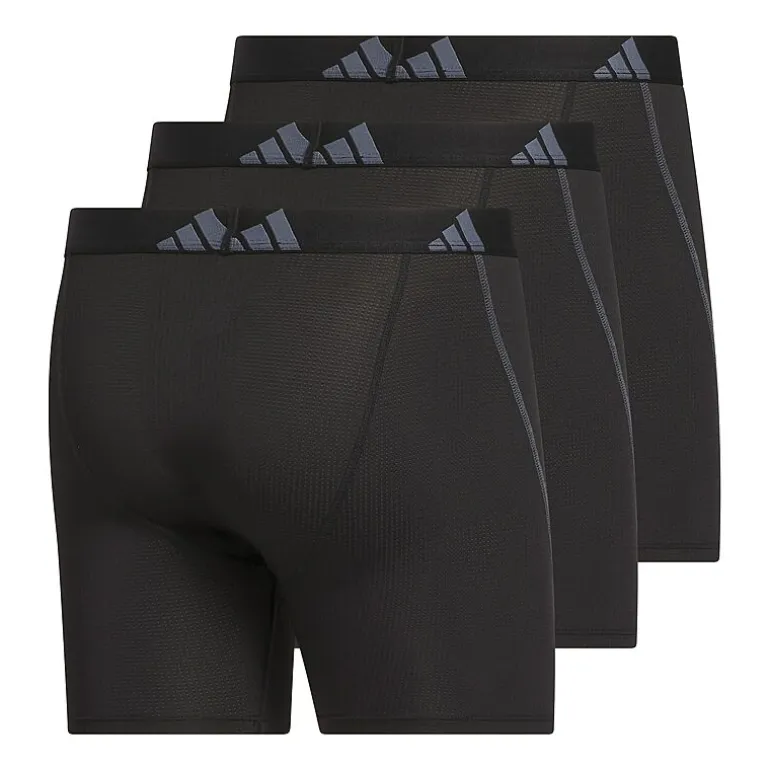adidas Mens 3 Pack Boxer Briefs 5162978