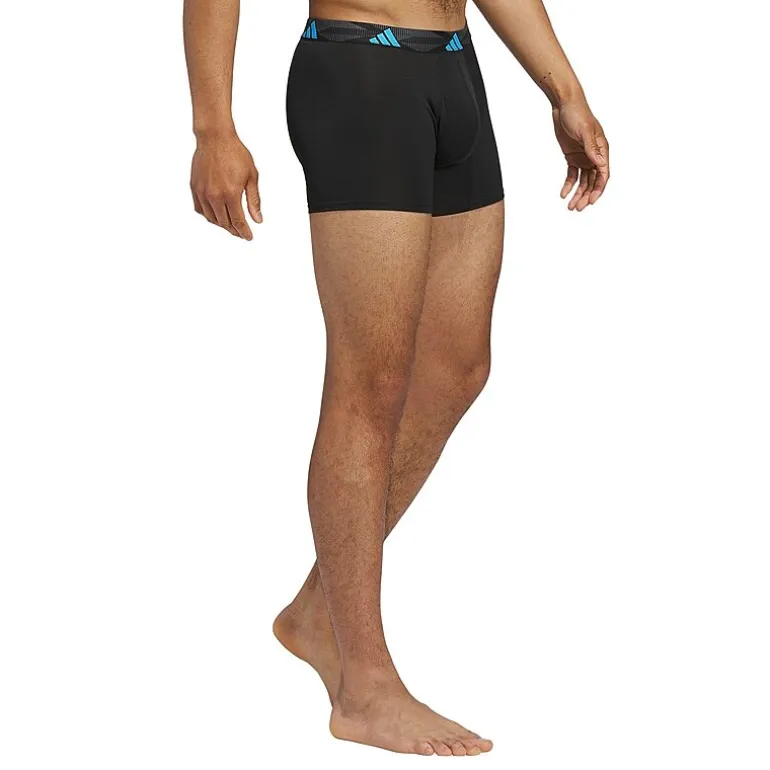 adidas Mens 3 Pack Stretch Fabric Trunks 5161768