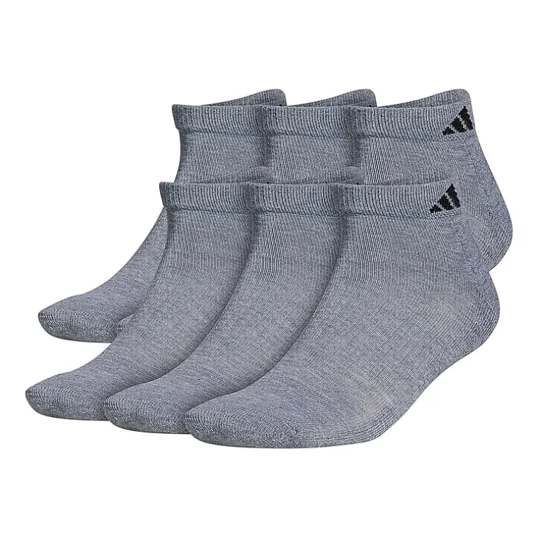 adidas Mens 6 Pair Low Cut Socks