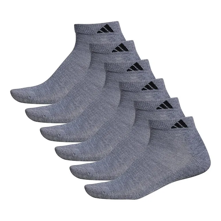adidas Mens 6 Pair Low Cut Socks