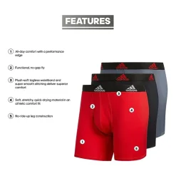 adidas Performance Mens 3 Pack Boxer Briefs 5152378a