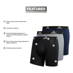 adidas Performance Mens 3 Pack Boxer Briefs 5152378a