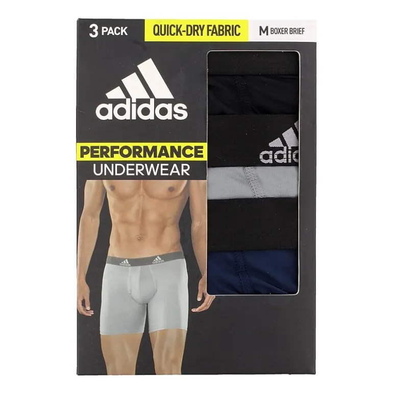 adidas Performance Mens 3 Pack Boxer Briefs 5152378a