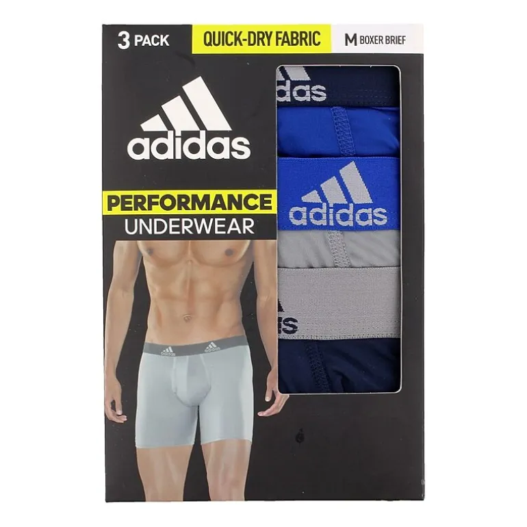 adidas Performance Mens 3 Pack Boxer Briefs 5152378a