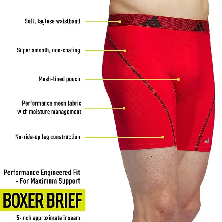adidas Performance Mesh Mens 3 Pack Boxer Briefs 5157977a