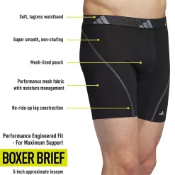 adidas Performance Mesh Mens 3 Pack Boxer Briefs 5157977a