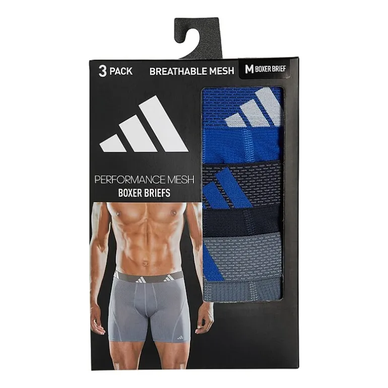 adidas Performance Mesh Mens 3 Pack Boxer Briefs 5157977a