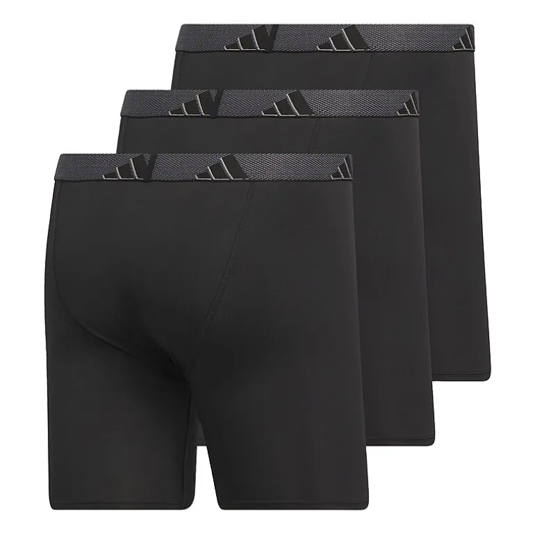 adidas Performance Microfiber Mens 3 Pack Boxer Briefs 5158584