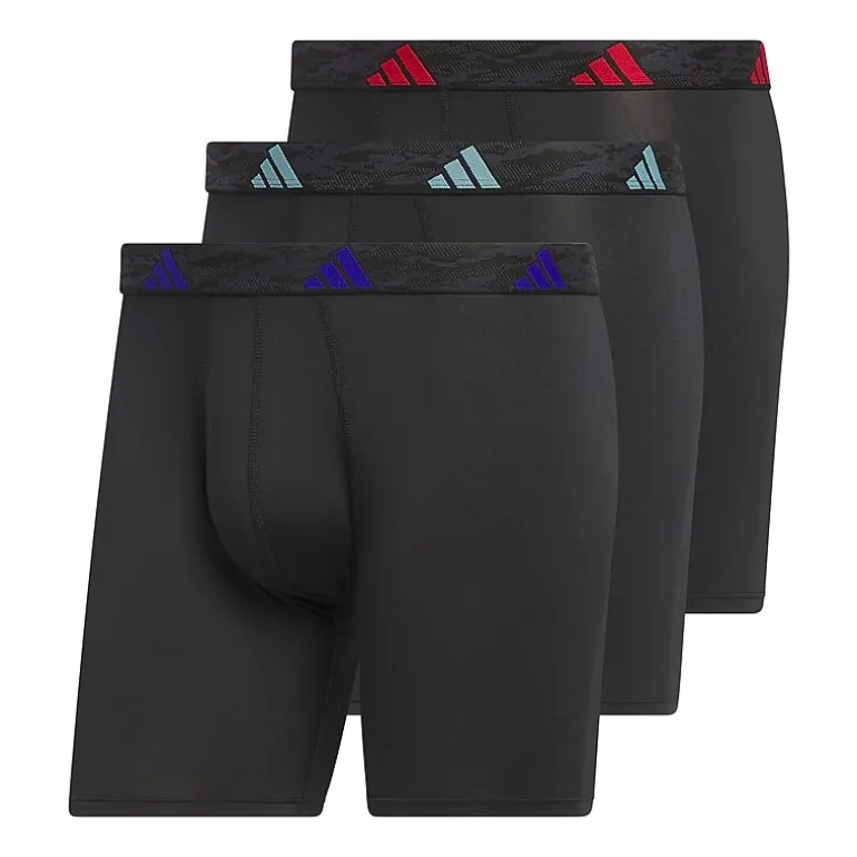 adidas Performance Microfiber Mens 3 Pack Boxer Briefs 5158584