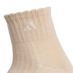 adidas Scallop Edge Womens Multi-Pack 3 Pair Quarter Ankle Socks