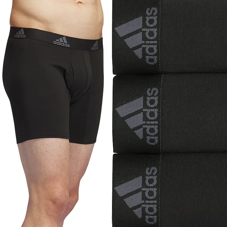 adidas Stretch Cotton Mens Big and Tall 3 Pack Boxer Briefs 5157981a