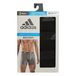 adidas Stretch Cotton Mens Big and Tall 3 Pack Boxer Briefs 5157981a