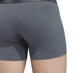 adidas Stretch Cotton Mens 3 Pack Multi-Pack Stretch Fabric Trunks 5157997a