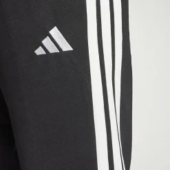 adidas 3 Stripe Mens Straight Mid Rise Regular Fit Big and Tall Fleece Sweatpant