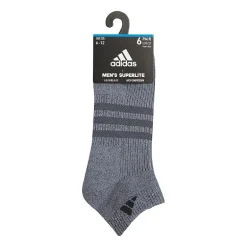 adidas Superlite Mens Multi-Pack 6 Pair Low Cut Socks