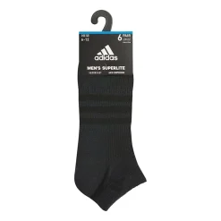 adidas Superlite Mens Multi-Pack 6 Pair Low Cut Socks