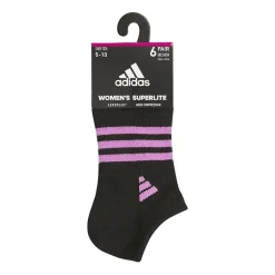 adidas Superlite Womens Multi-Pack 6 Pair No Show Socks