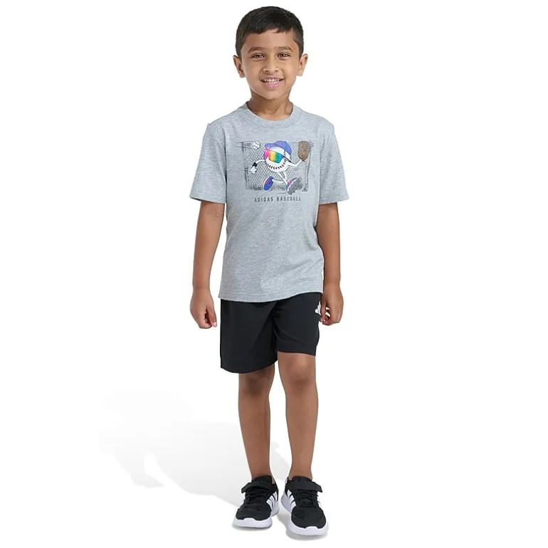 adidas Toddler Boys 2-pc. Short Set
