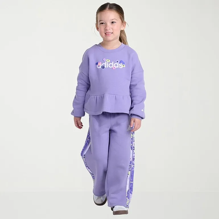 adidas Toddler Girls 2-pc. Pant Set