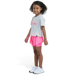 adidas Toddler Girls 2-pc. Short Set