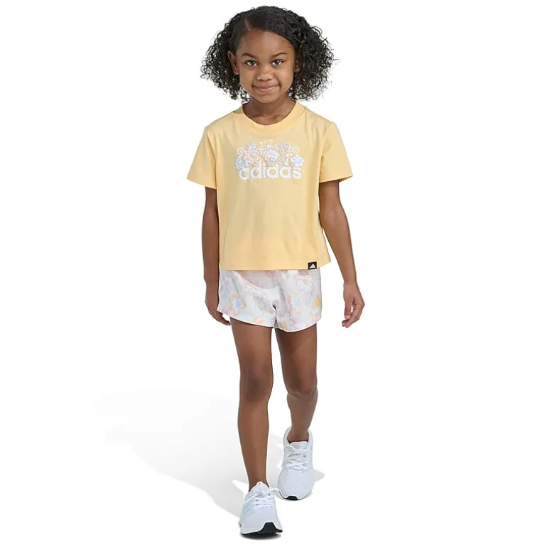 adidas Toddler Girls 2-pc. Short Set