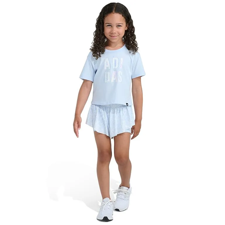 adidas Toddler Girls 2-pc. Short Set
