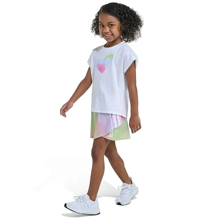 adidas Toddler Girls 2-pc. Skort Set
