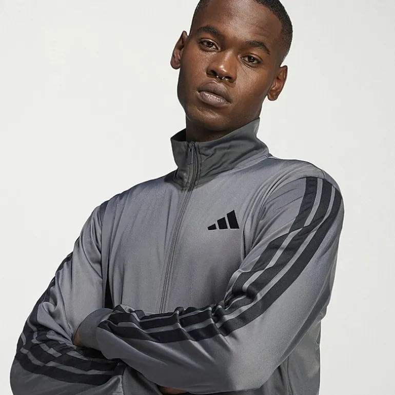 adidas Tricot Mens Big and Tall Lightweight Track Jacket