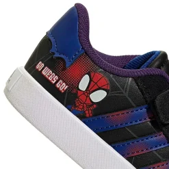 adidas Vl Court Toddler Boys Spiderman Sneakers