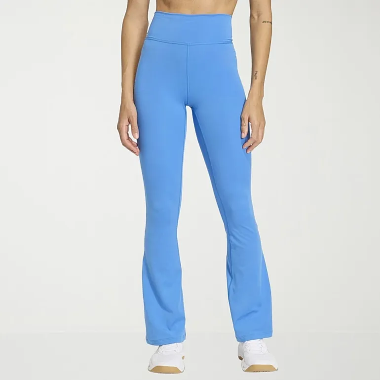 adidas Womens High Rise Knit Active Flare Full Length Leggings