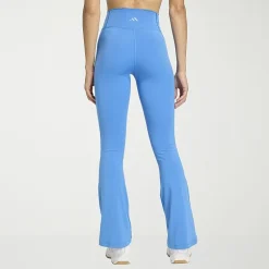 adidas Womens High Rise Knit Active Flare Full Length Leggings