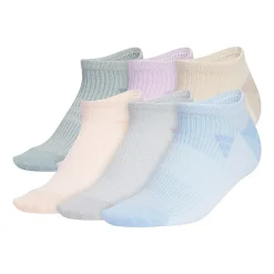 adidas Womens 6 Pair No Show Socks
