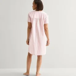 Adonna Womens Short Sleeve Mid Length Robe