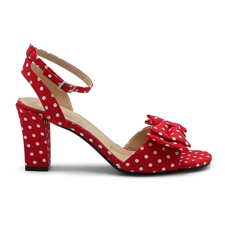 Adrienne Vittadini Womens Avalanche Heeled Sandals