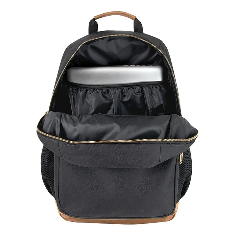 AD Sutton Kelty Camo Backpack with Faux Leather Trim