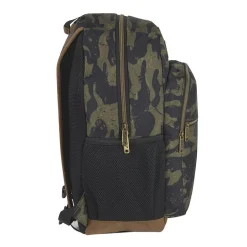 AD Sutton Kelty Camo Backpack with Faux Leather Trim
