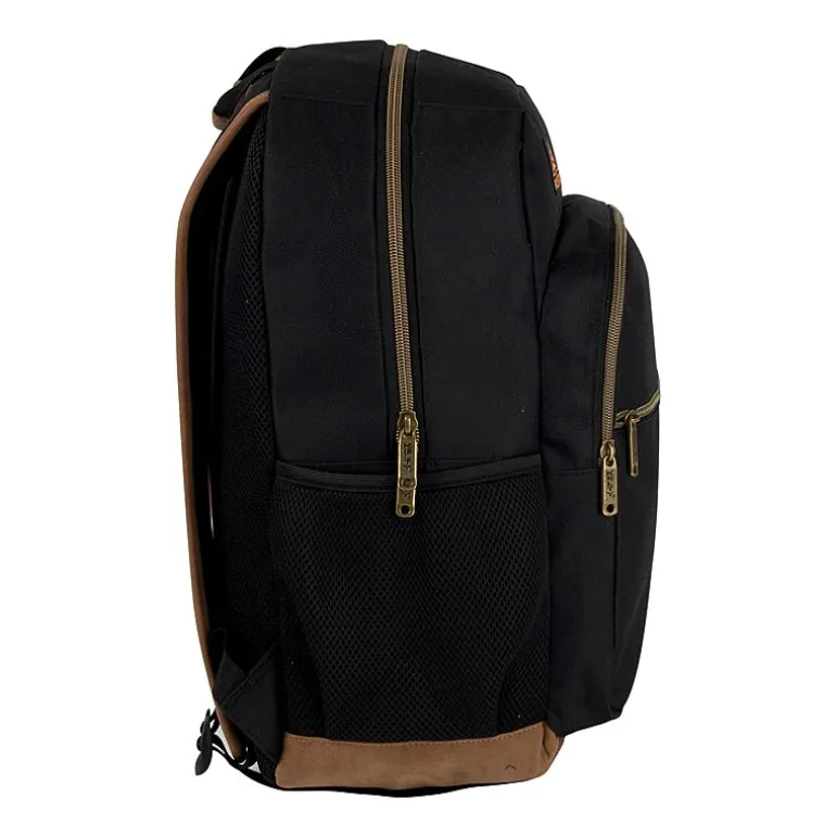 AD Sutton Kelty Camo Backpack with Faux Leather Trim