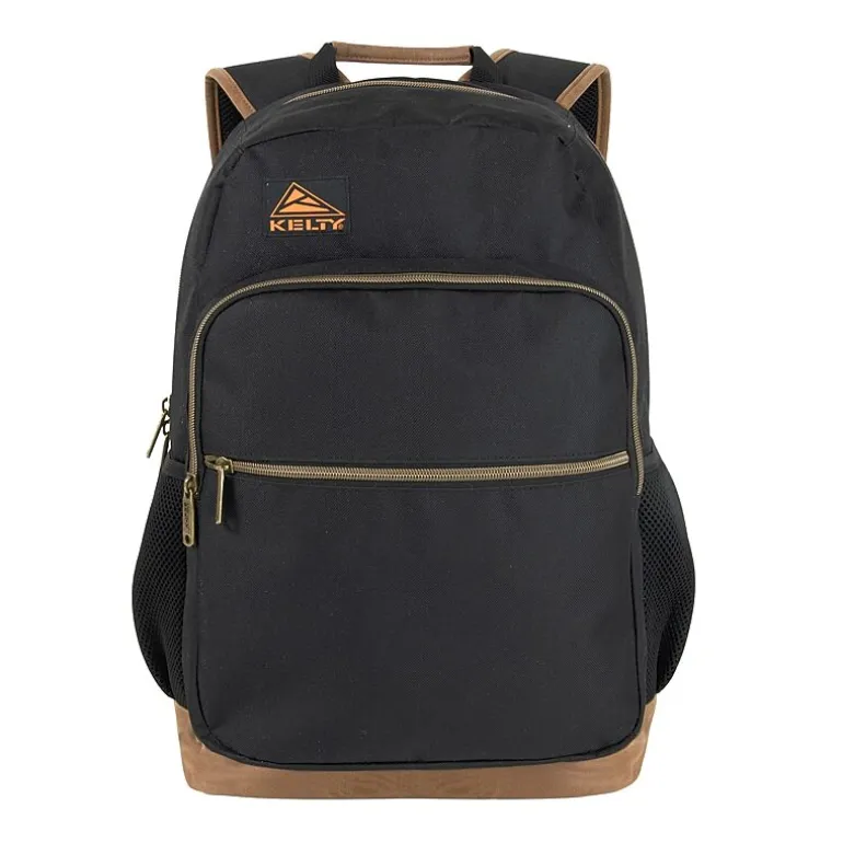 AD Sutton Kelty Camo Backpack with Faux Leather Trim