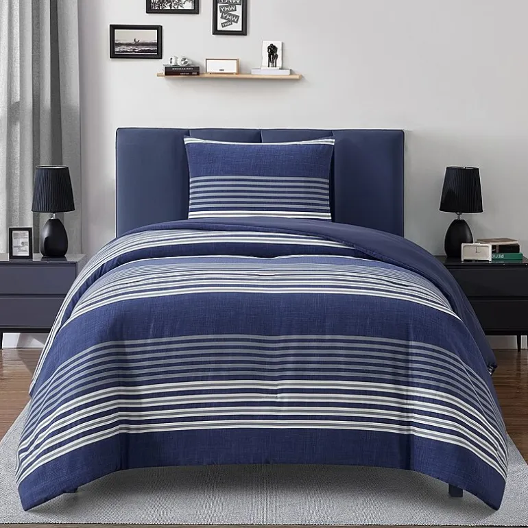 AEROPOSTALE Blocked Stripe Easy Care Comforter Set