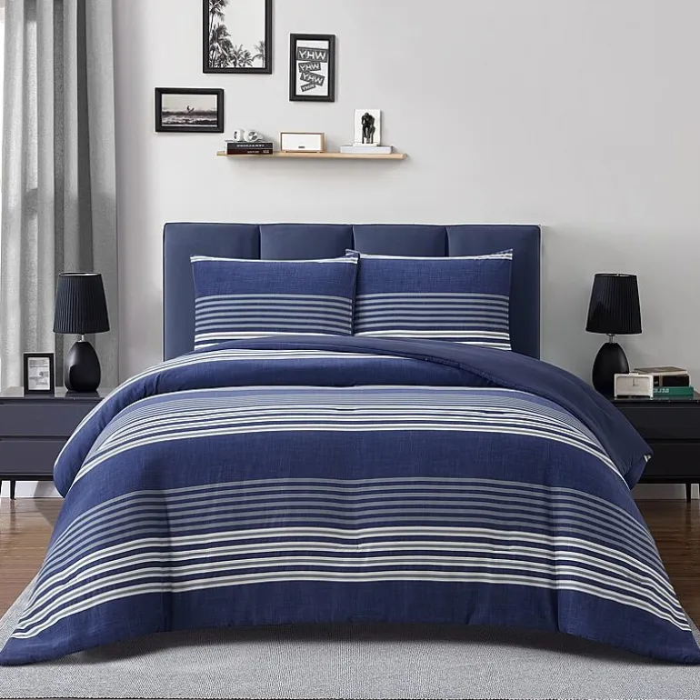AEROPOSTALE Blocked Stripe Easy Care Comforter Set