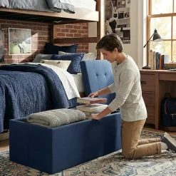 AEROPOSTALE Blue Storage Bench