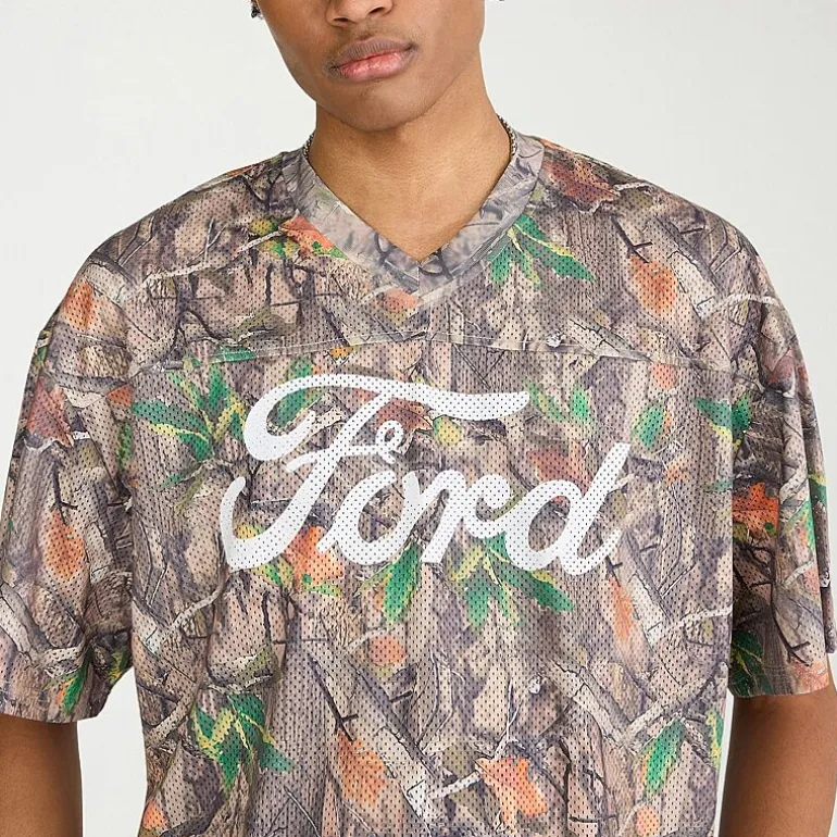 AEROPOSTALE Ford Mens V Neck Short Sleeve Jersey