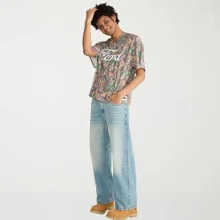 AEROPOSTALE Ford Mens V Neck Short Sleeve Jersey