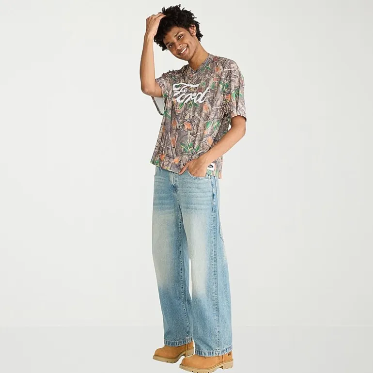 AEROPOSTALE Ford Mens V Neck Short Sleeve Jersey